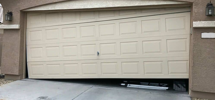 garage-door-bent-off-track-repair in Cornwall