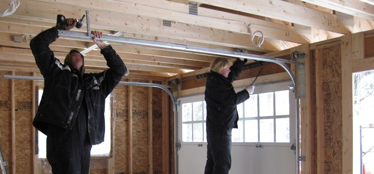overhead garage door installation in Cornwall